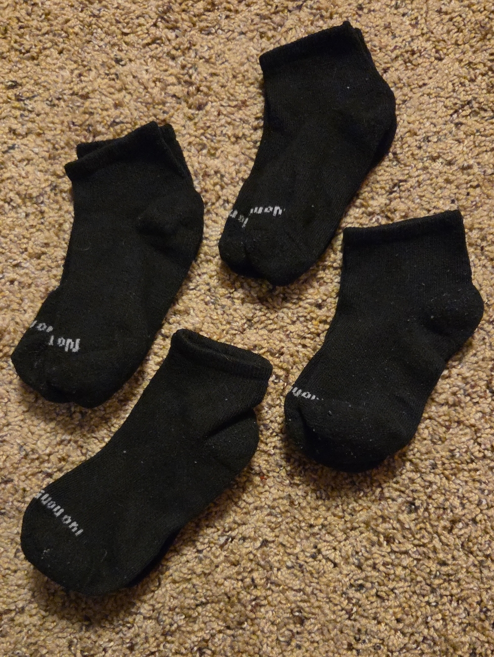 Black Ankle Socks - Pack of 4